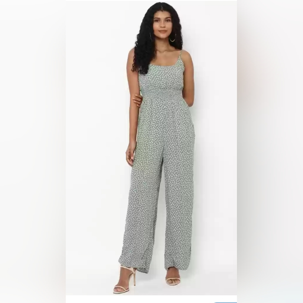 American Eagle Floral Jumpsuit